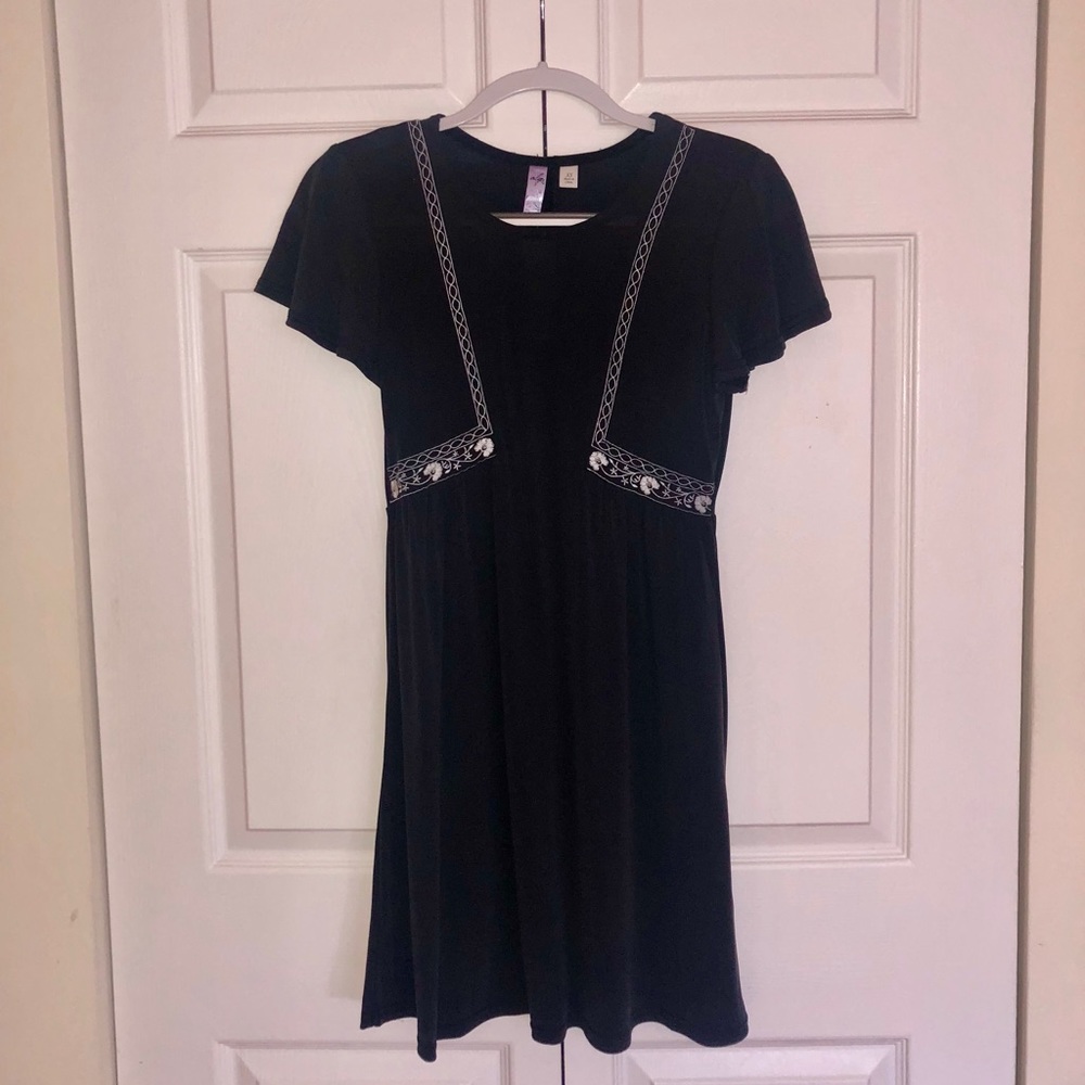 XS Dark charcoal gray dress from Francesca’s